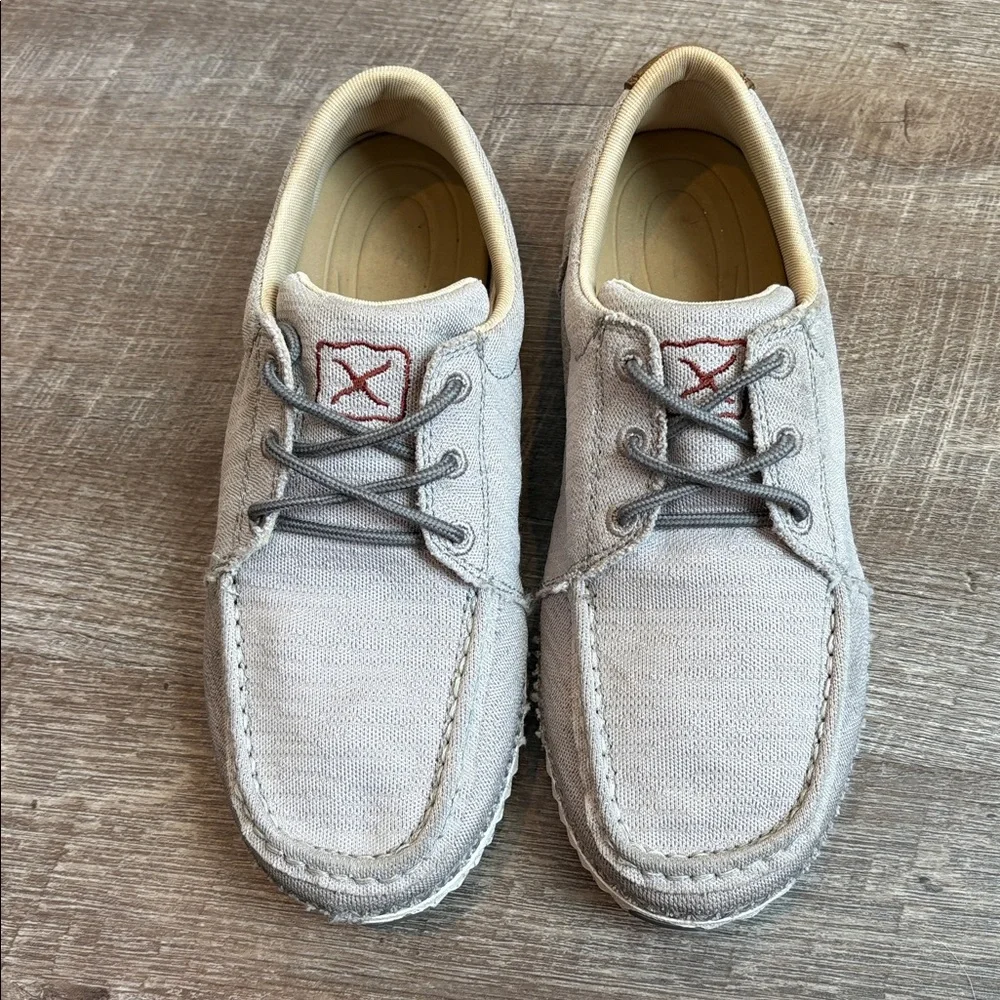 TWISTED X Men’s Zero-X Ultimate Shoes Men’s 7 Grey Casual Lace Up Comfort Fabric